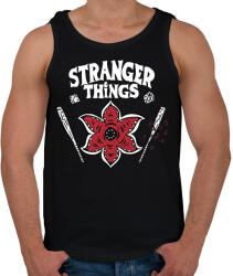 printfashion Stranger Thing _HELLFIRE CLUB2 - Férfi atléta - Fekete (7268764)