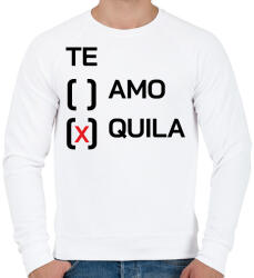 printfashion Te - quila - Férfi pulóver - Fehér (7069178)