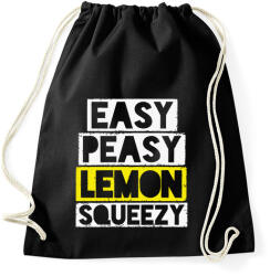 printfashion Easy peaasy - Sportzsák, Tornazsák - Fekete (2329839)