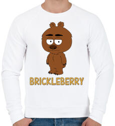 printfashion Brickleberry: Malloy - Férfi pulóver - Fehér (2034189)