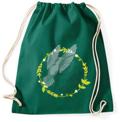 printfashion Kolibri madár - Sportzsák, Tornazsák - Sötétzöld (409001)