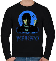 printfashion addams wednesday - Férfi pulóver - Fekete (11542714)