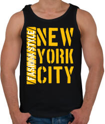 printfashion New York City - Férfi atléta - Fekete (4385006)