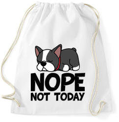 printfashion Nope puppy - Sportzsák, Tornazsák - Fehér (1984785)