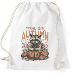 printfashion Feral Girl Autumn - Sportzsák, Tornazsák - Fehér (16676924)