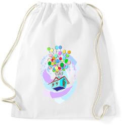 printfashion Repülő ház - Sportzsák, Tornazsák - Fehér (13825777)