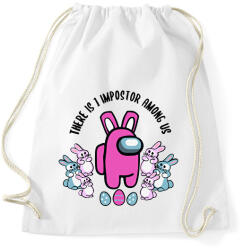 printfashion Húsvéti Among Us - Sportzsák, Tornazsák - Fehér (6785207)