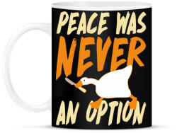 printfashion Peace was never an option - Bögre - Fekete (12476884)