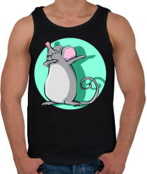 printfashion Dabbing egér - Férfi atléta - Fekete (1223958)