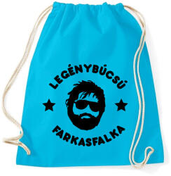 printfashion Legénybúcsú - Farkasfalka - Sportzsák, Tornazsák - Surf blue (4264688)