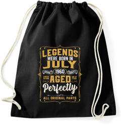 printfashion A tökéletes legendák júliusban születtek - Sportzsák, Tornazsák - Fekete (6087896)