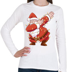 printfashion Mikulás dab - Női hosszú ujjú póló - Fehér (14598388)