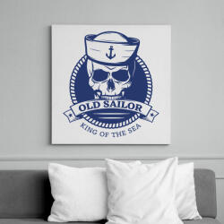 printfashion Old sailor - Vászonkép - Fehér (13271627)