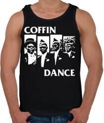 printfashion Dancing Coffin Guys - Férfi atléta - Fekete (2551603)