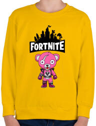 printfashion Fortnite Cuddle team leader - Gyerek pulóver - Sárga (2175669)