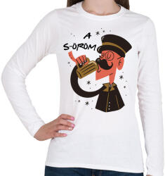 printfashion Söröm - S-öröm - Női hosszú ujjú póló - Fehér (4359649)