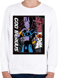 printfashion Dragon Ball szuper - Gyerek pulóver - Fehér (13215945)