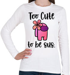 printfashion Among Us - Női hosszú ujjú póló - Fehér (5772799)