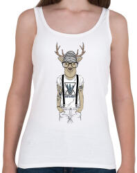 printfashion Tattoed Deer - Női atléta - Fehér (1247929)