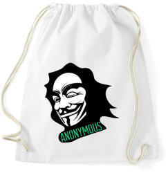 printfashion Anonymous - Sportzsák, Tornazsák - Fehér (6130720)