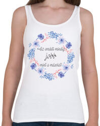 printfashion Az eredeti mindig jobb, mint a másolat. - Női atléta - Fehér (248954)