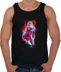 printfashion dragon ball super-saiyan-hair - Férfi atléta - Fekete (4190006)