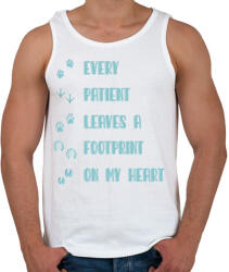 printfashion Every patient - Állatorvos - Férfi atléta - Fehér (7210644)