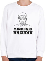 printfashion Dr. House - mindenki hazudik - Gyerek pulóver - Fehér (10351515)