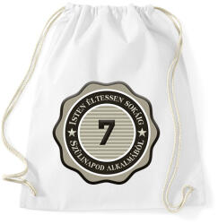 printfashion 7 - Sportzsák, Tornazsák - Fehér (7307201)