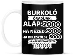 printfashion Burkoló óradíjak - Bögre - Fekete (9398528)