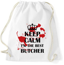 printfashion A legjobb hentes vagyok - Sportzsák, Tornazsák - Fehér (9388751)