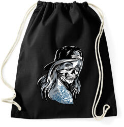 printfashion Gengszter lány - Sportzsák, Tornazsák - Fekete (4991961)