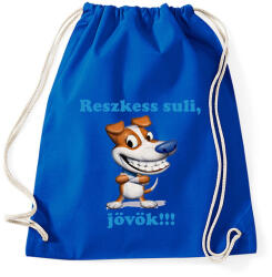printfashion Reszkess suli kutyus - Sportzsák, Tornazsák - Bright royal (14129322)