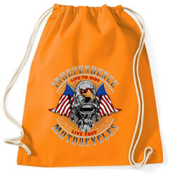 printfashion Függetlenség - Sportzsák, Tornazsák - Narancssárga (182221)