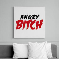 printfashion Angry Bitch - Vászonkép - Fehér (6631698)