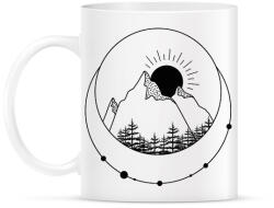 printfashion Túra - Tájkép - Bögre - Fehér (6869174)