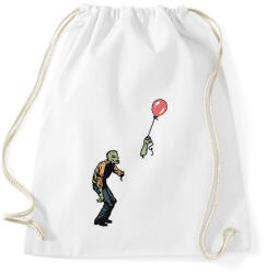 printfashion Zombie boy - Sportzsák, Tornazsák - Fehér (1859594)