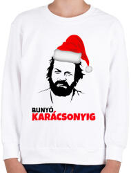 printfashion BUNYÓ KARÁCSONYIG - Gyerek pulóver - Fehér (10127983)