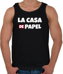 printfashion LA CASA DE PAPEL - Férfi atléta - Fekete (10799119)