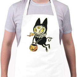 printfashion Halloween szörnyecske - Kötény - Fehér (5528590)