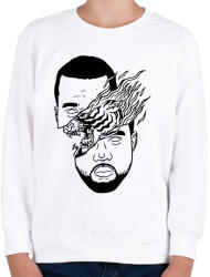 printfashion Kanye West - Gyerek pulóver - Fehér (2590669)