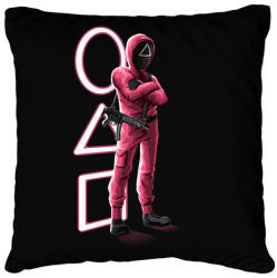 printfashion Squid game art - Párnahuzat, Díszpárnahuzat - Fekete (5573254)