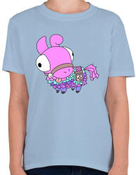 printfashion Fortnite láma pasztell - Gyerek póló - Világoskék (14643037)