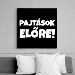 printfashion PAJTÁSOK ELŐRE - Vászonkép - Fekete (10988459)