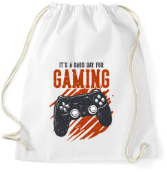 printfashion gamer - Sportzsák, Tornazsák - Fehér (13716601)