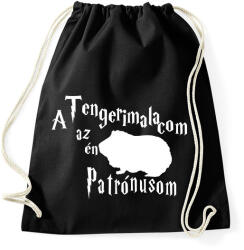 printfashion A Tengerimalacom az én Patrónusom - Sportzsák, Tornazsák - Fekete (16500312)