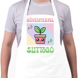 printfashion Növényekkel suttogó - Kötény - Fehér (15497177)