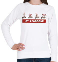 printfashion Kaszkadőr - Női pulóver - Fehér (2014925)