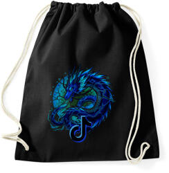 printfashion tiktok villám sárkány - Sportzsák, Tornazsák - Fekete (16103254)