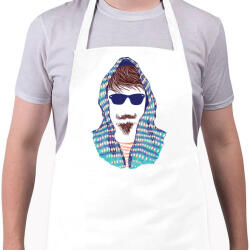 printfashion Hipszter - Kötény - Fehér (4899521)